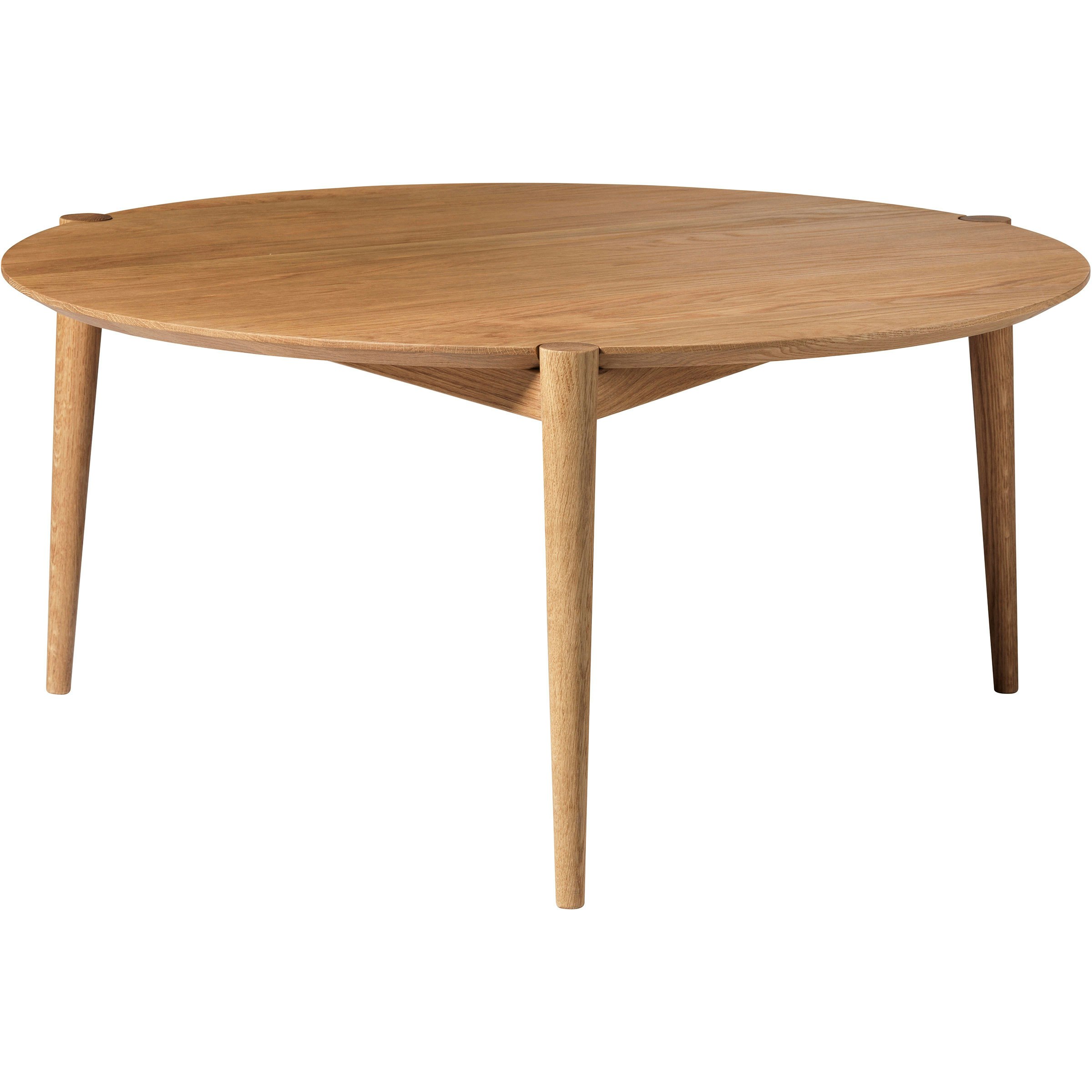 fdb møbler d102 søs soffbord 85 cm - soffbord massiv ek natural