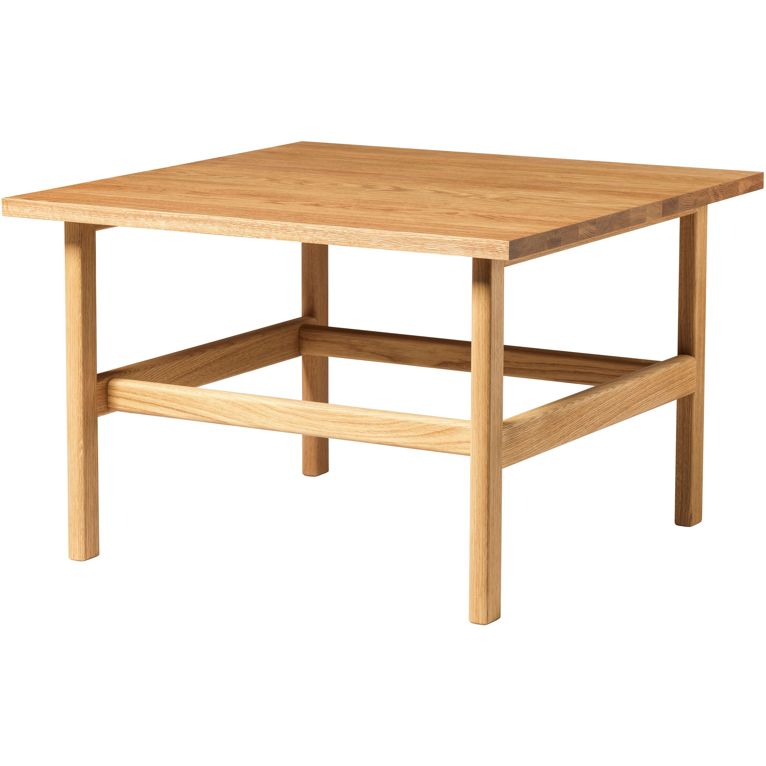 fdb møbler d33 soffbord 80x80 cm - soffbord massiv ek natural