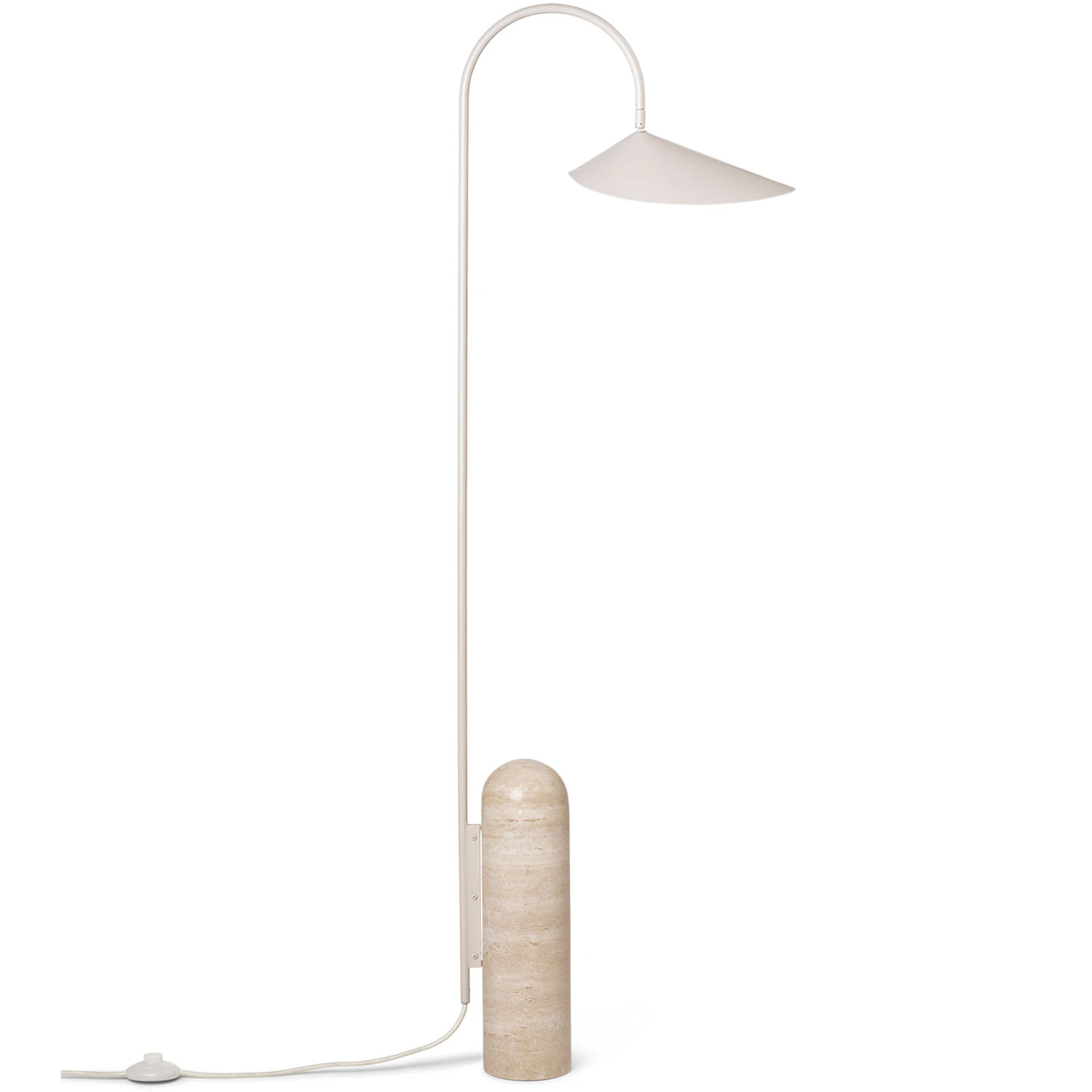 Ferm Living Arum Golvlampa - Golvlampor J&auml;rn Cashmere