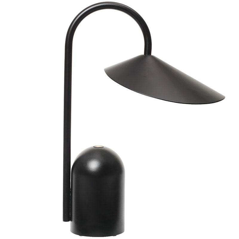 Arum Portable Bordslampa 30 cm, Svart