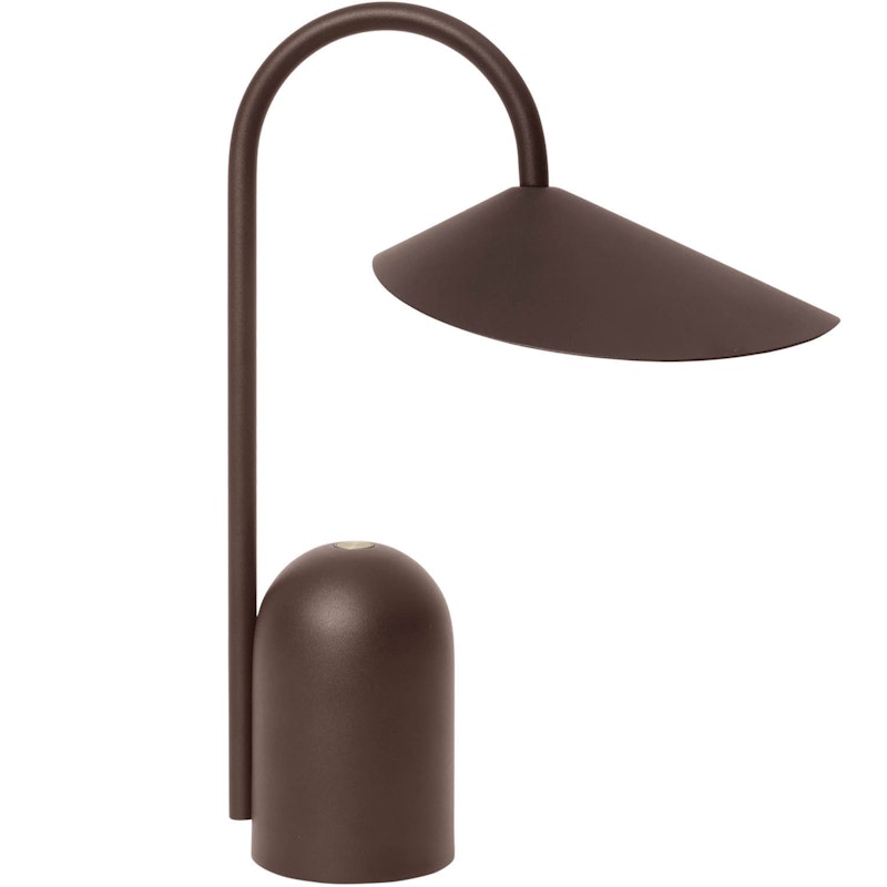 Arum Portable Bordslampa 30 cm, Dark Chocolate