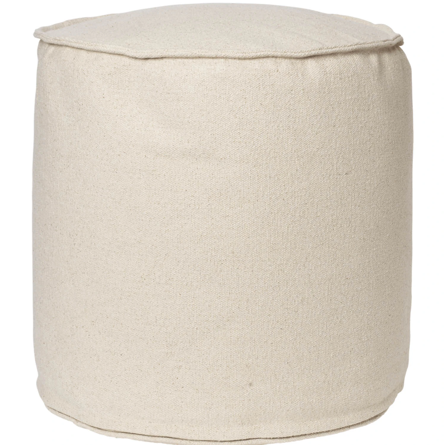 Ferm Living Aun Sittpuff &Oslash;40 Cm - Sitts&auml;ckar & Sittpuffar Ekologisk Bomull Off-White