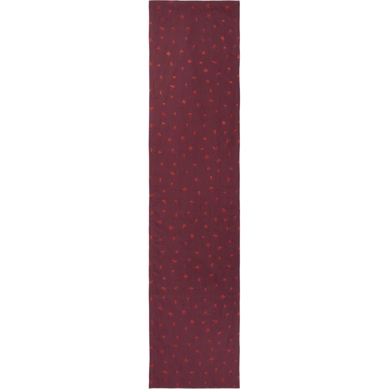 Baies Löpare 40x180 cm, Dark Grape / Picante
