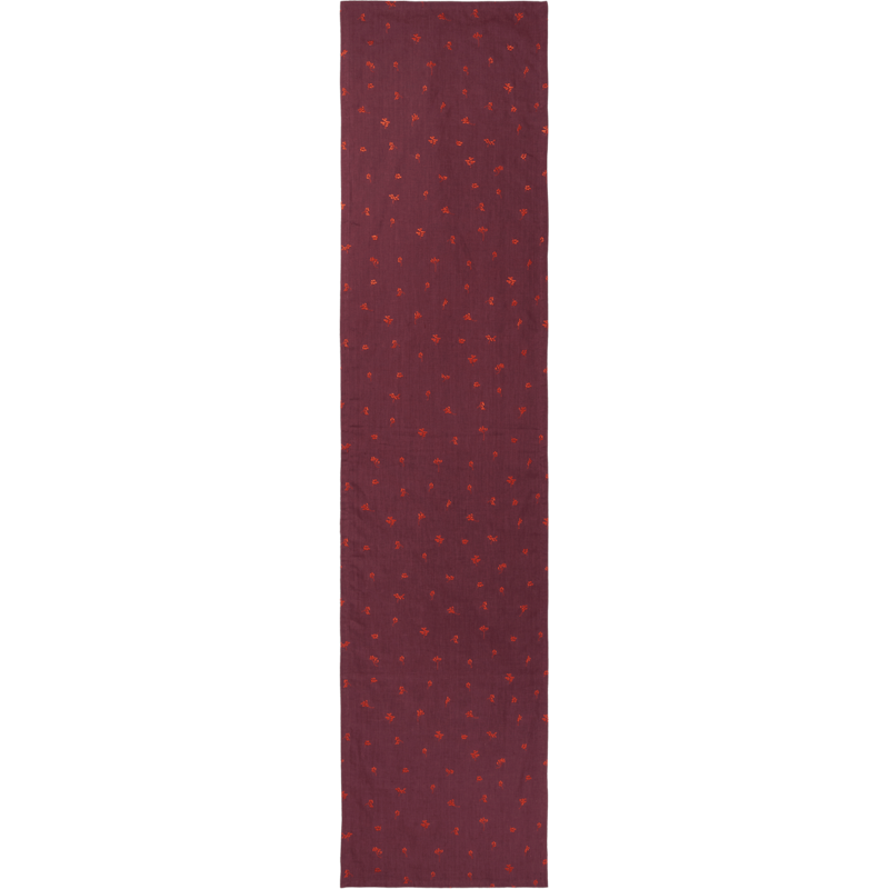 Baies Löpare 40x180 cm, Dark Grape / Picante