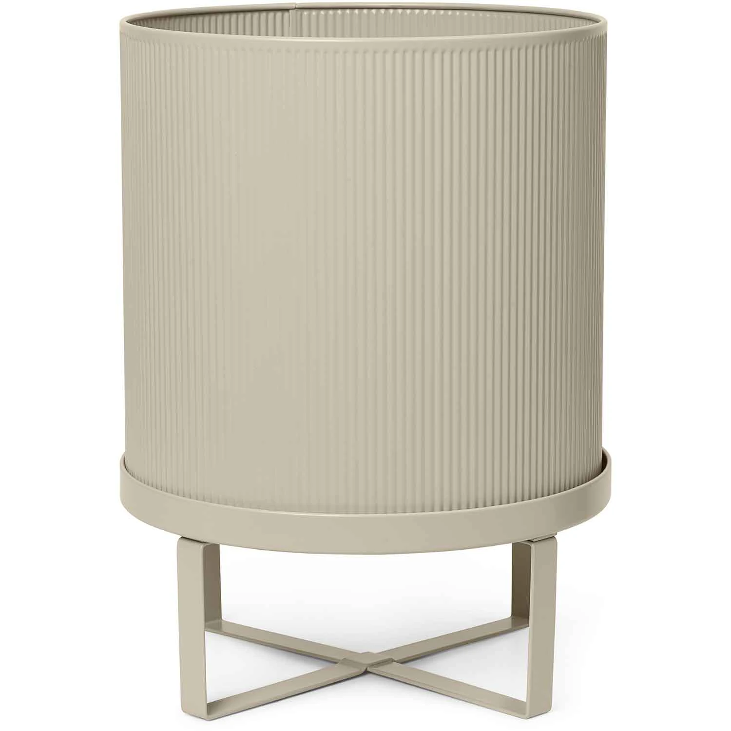 Ferm Living Bau Kruka Large - Krukor Galvaniserat Stål Cashmere