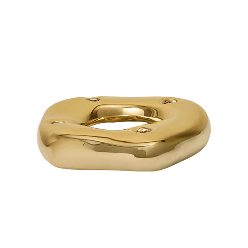 Bellure Ring Ljusstake, Mässing