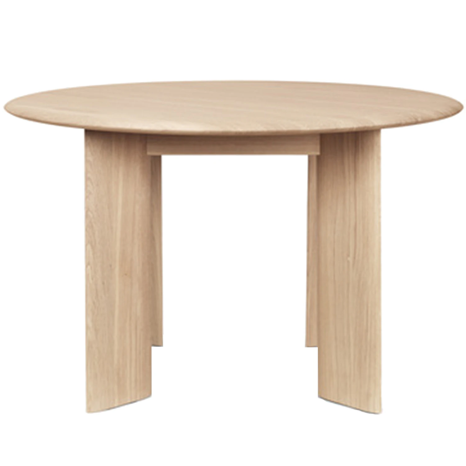 Ferm Living Bevel Bord &Oslash;117 Cm - Ek Vitoljad Ek