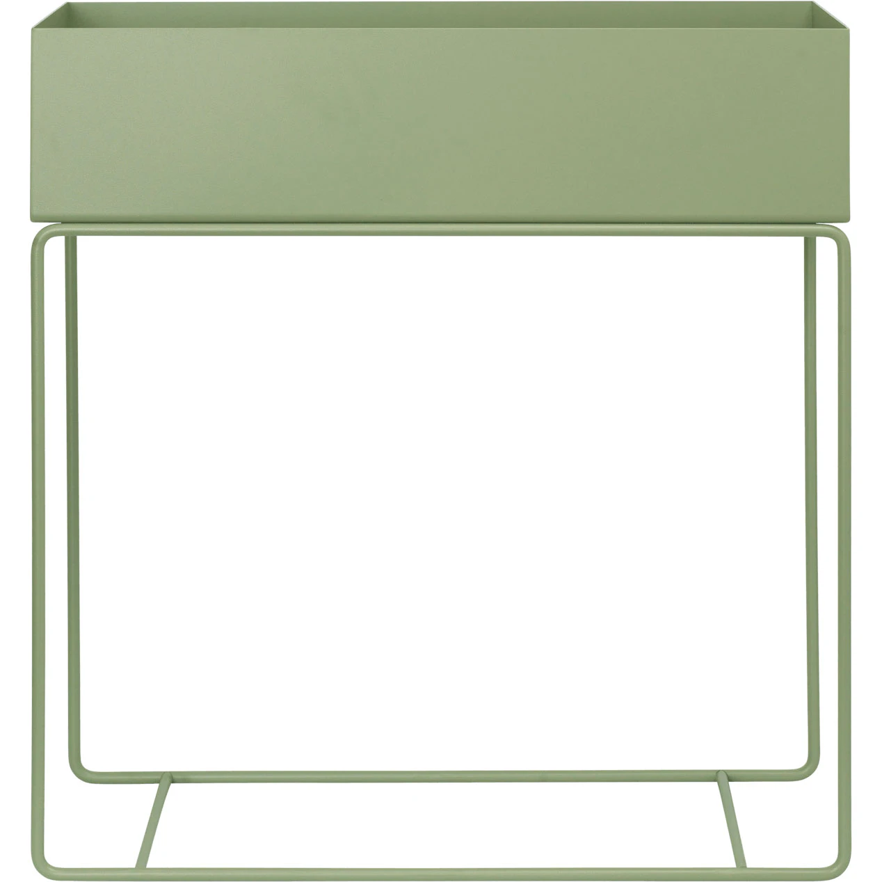 Ferm Living Plant Box Blomlåda 60x65 Cm - Krukor Stål Tea Green