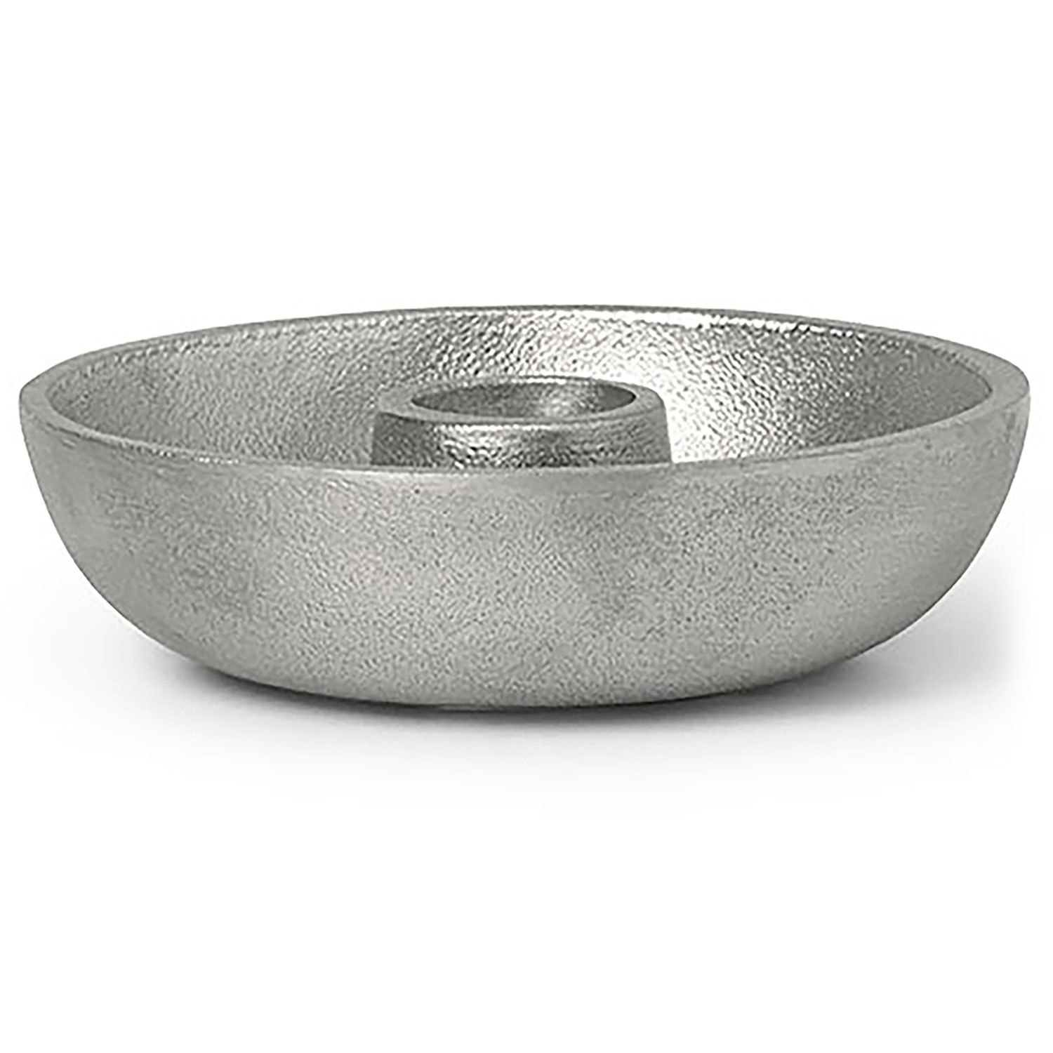 Ferm Living Bowl Single Ljusstake - Ljusstakar Gjuten Aluminium