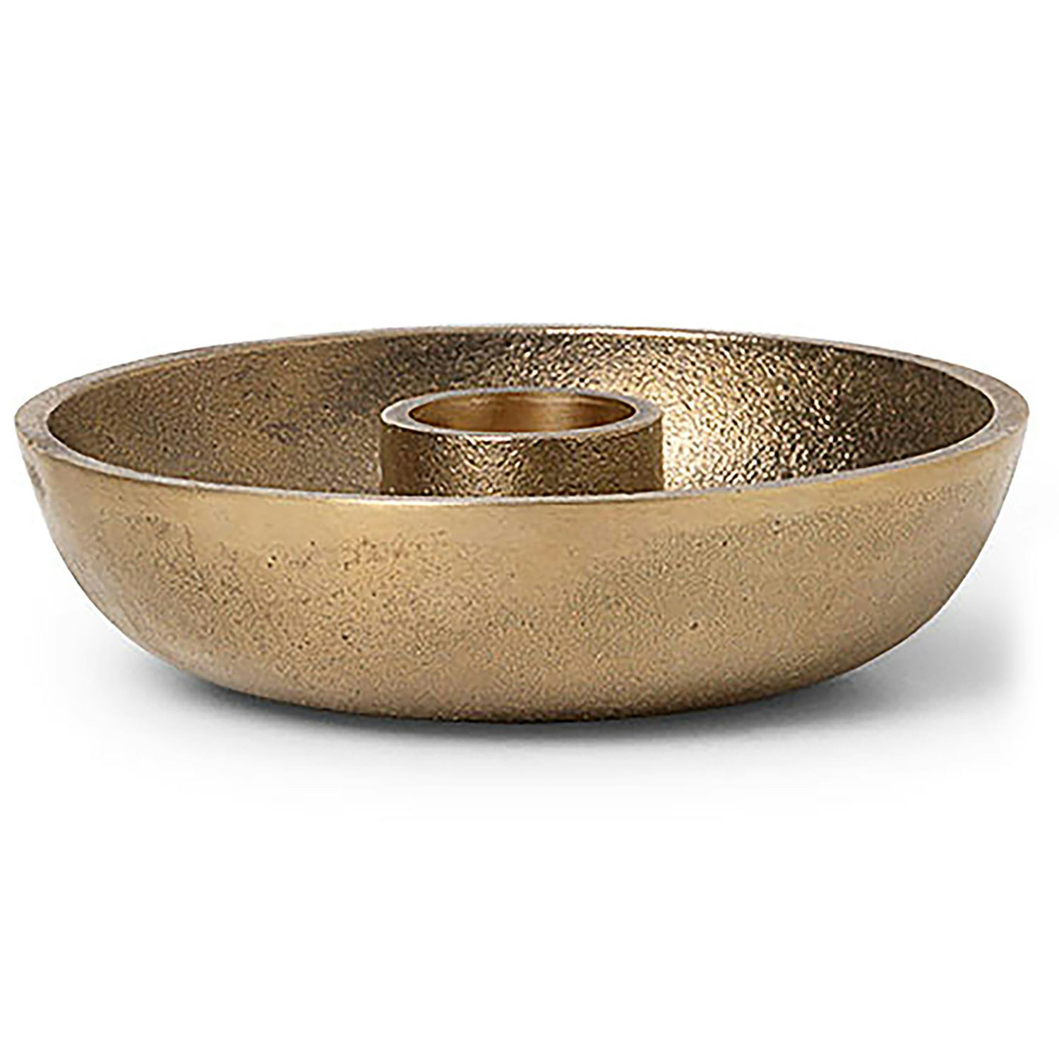 Ferm Living Bowl Single Ljusstake &Oslash;10 Cm - Ljusstakar M&auml;ssing