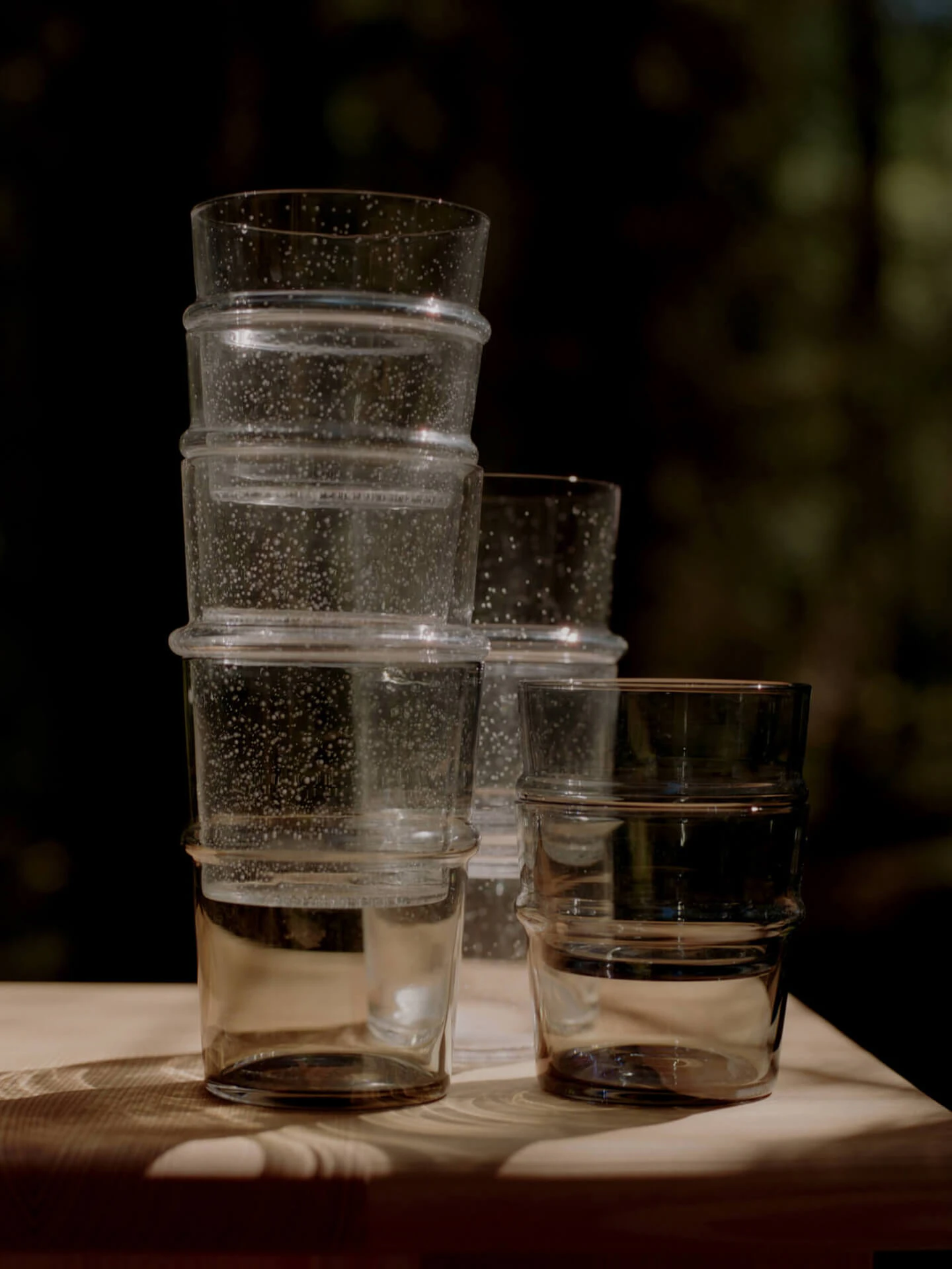 Ferm Living Boya Glas Hög 2-pack, klar från Ferm Living, bild 2