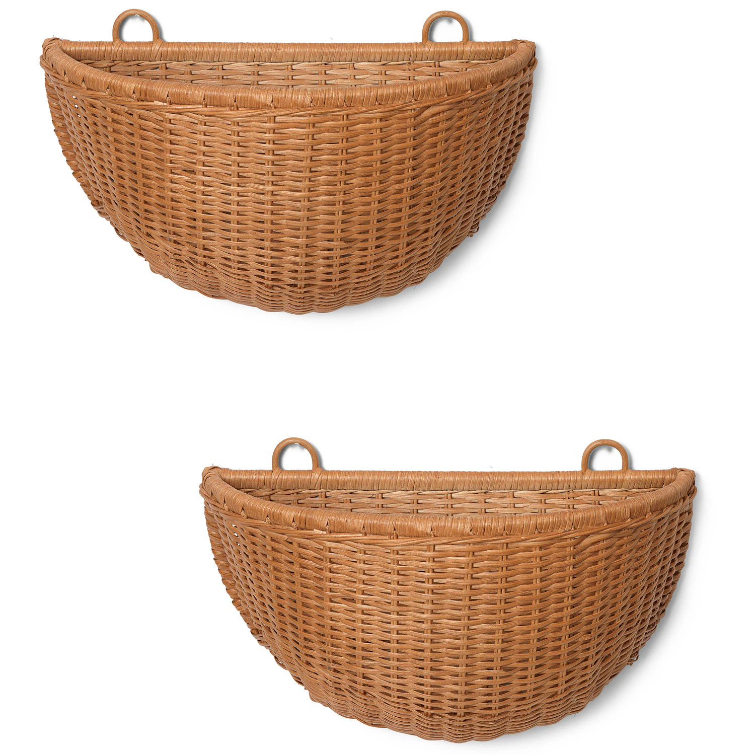 Ferm Living Braided Väggkorgar 2-pack - Korgar Rotting Natural