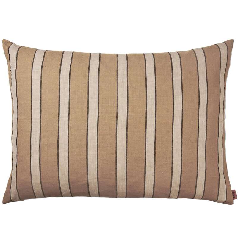 Brown Prydnadskudde Stripe, 60x80 cm