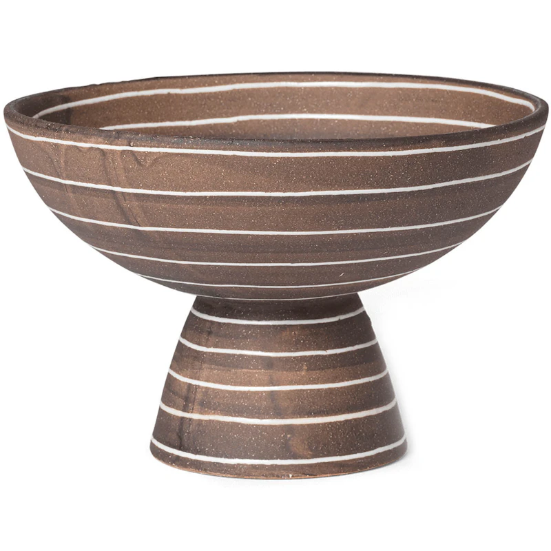 Brura Skål Ø21,5 cm, Coffee / White