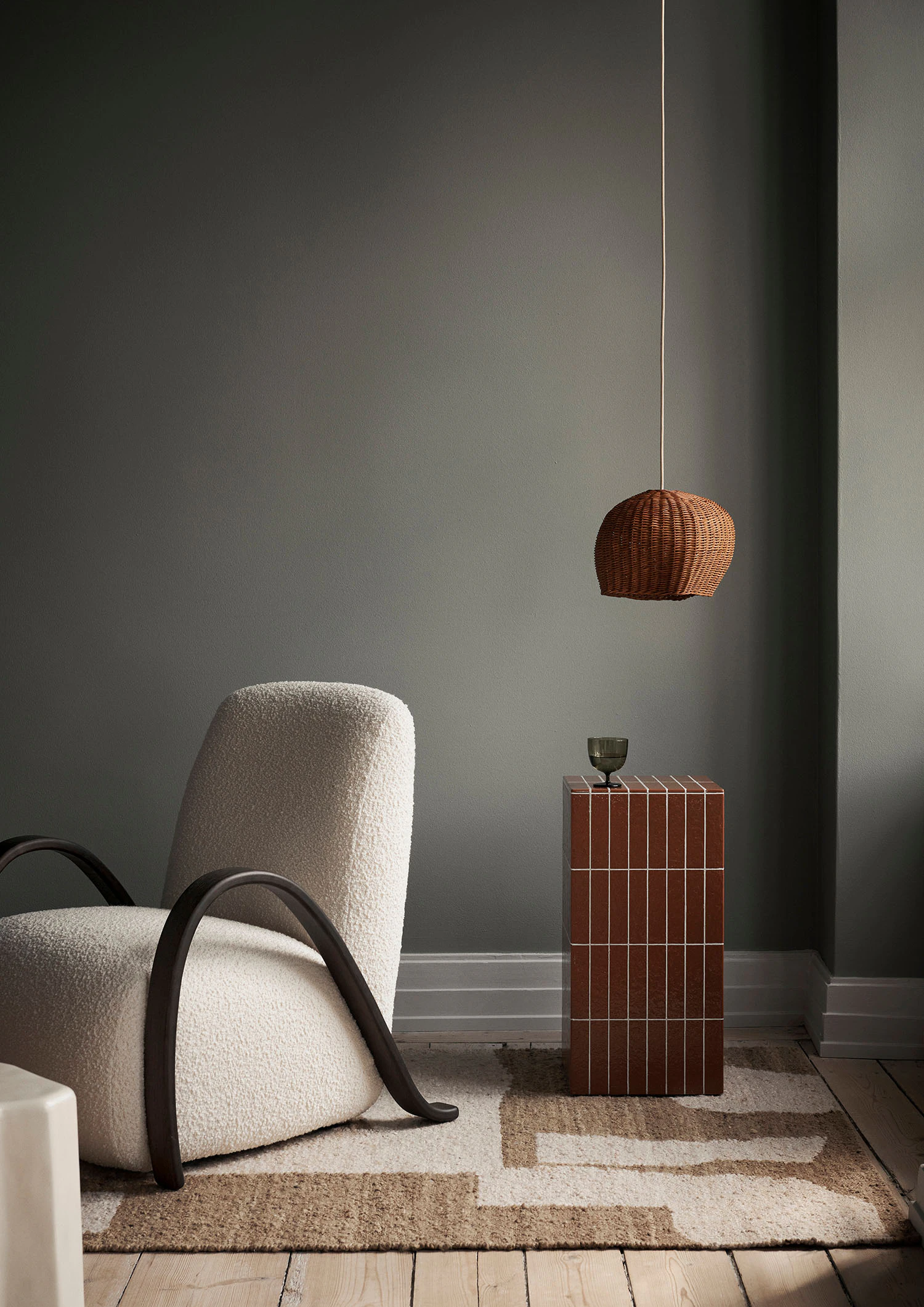Ferm Living Buur Loungestol, off-white från Ferm Living, bild 2