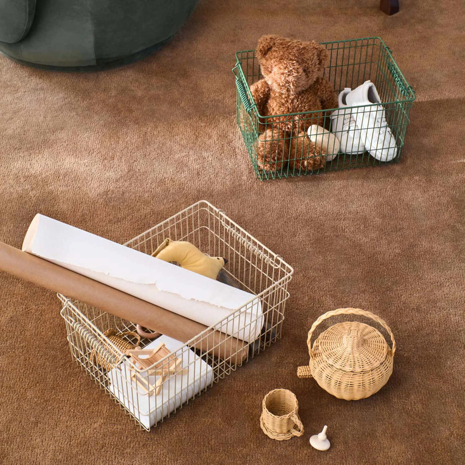 Ferm Living Cala Förvaringskorg 2-pack, cashmere från Ferm Living, bild 3