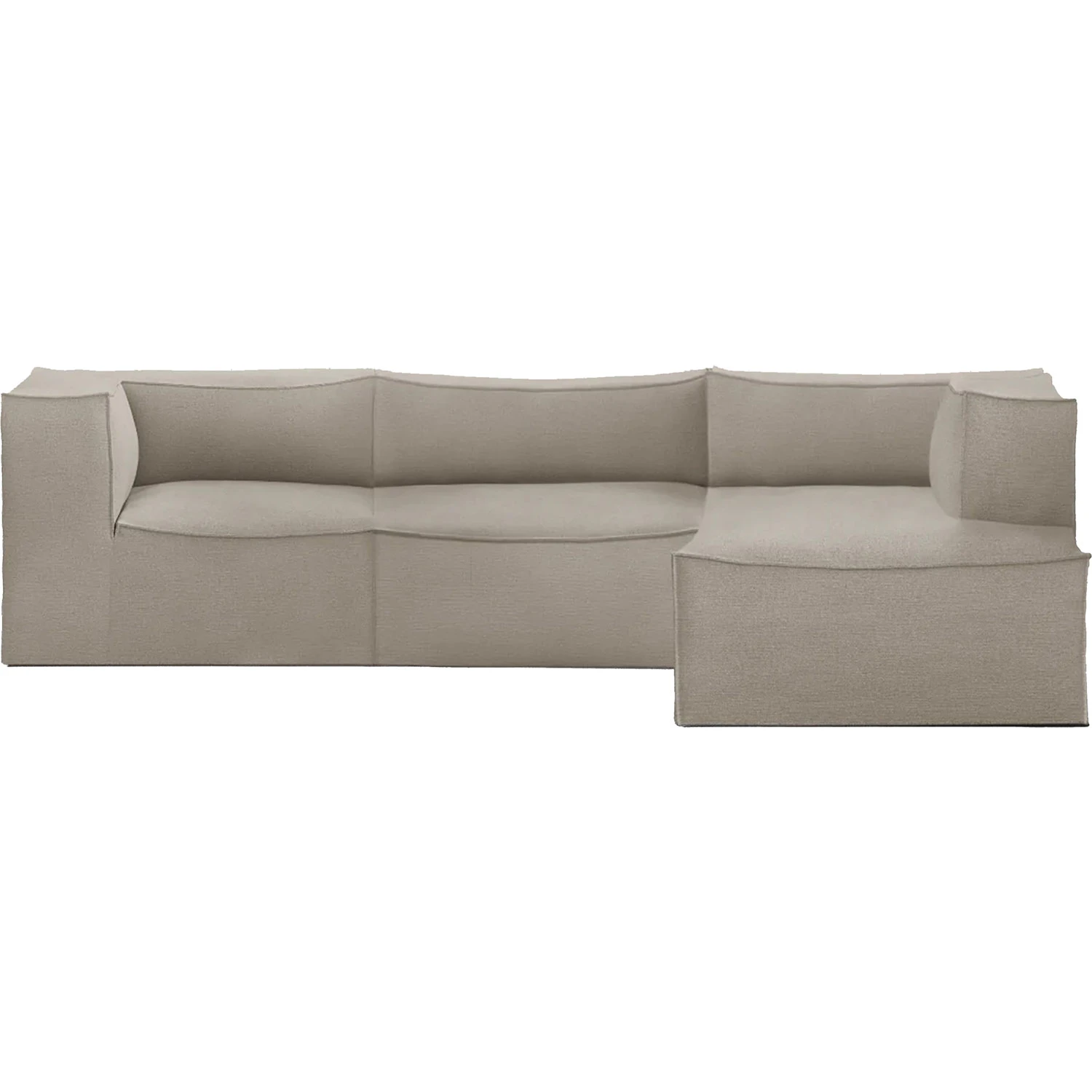 Ferm Living Catena Sofa Large Combi2 Soffa Natur - 3-sitssoffor Bomull Natural