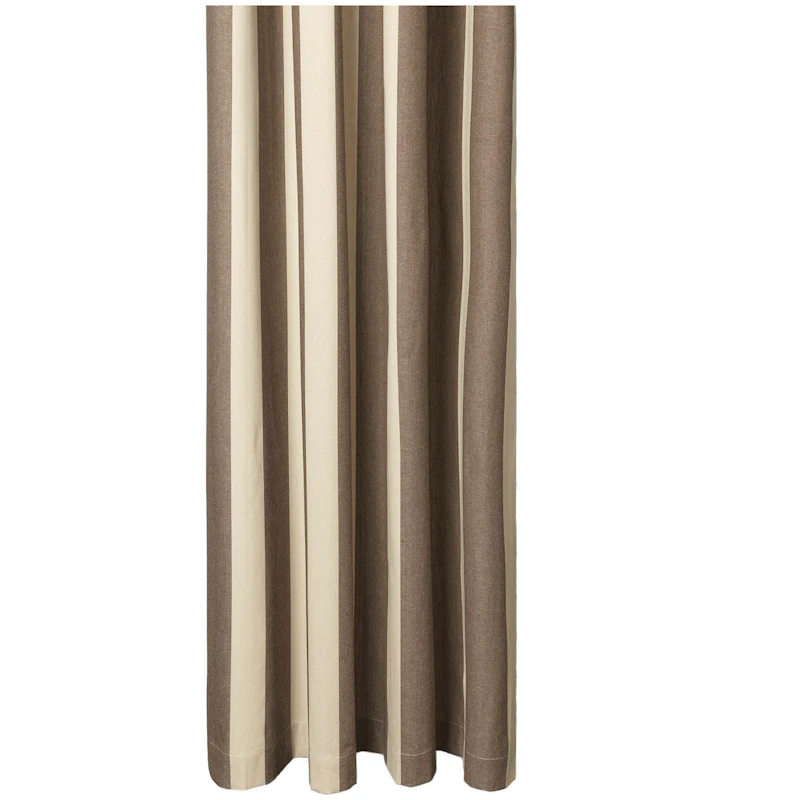 Chambray Duschdraperi 160x205 cm, Carob Brown