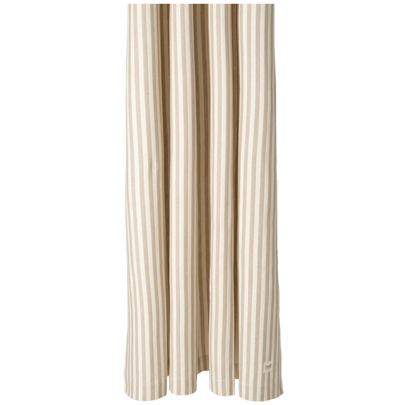 Chambray Duschdraperi 160x205 cm, Off-white/Sand