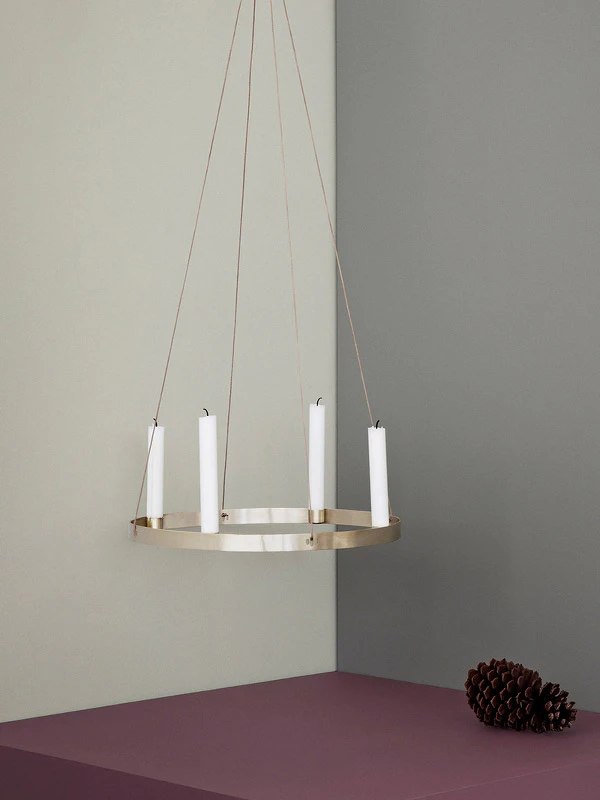Ferm Living Circle Ljusstake, mässing från Ferm Living, bild 2