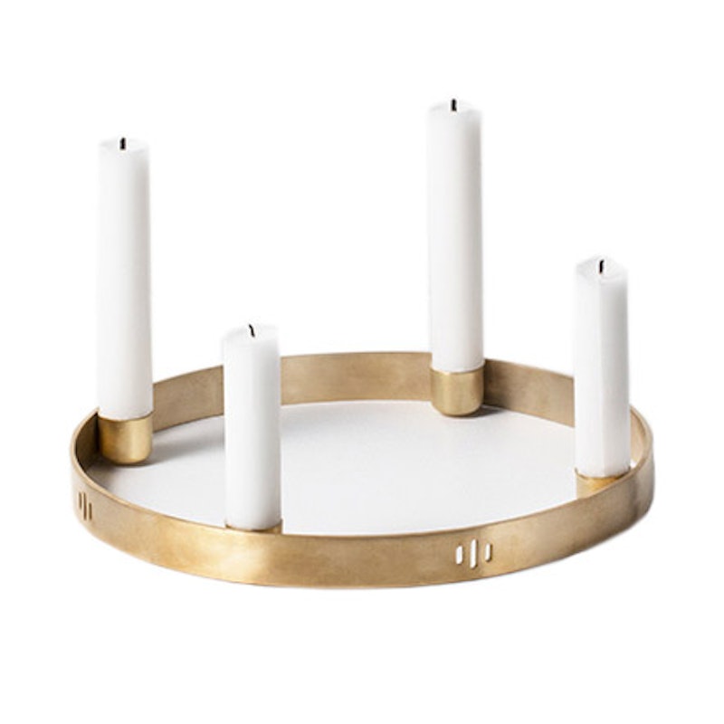 Circle Ljusstake Mässing, Liten
