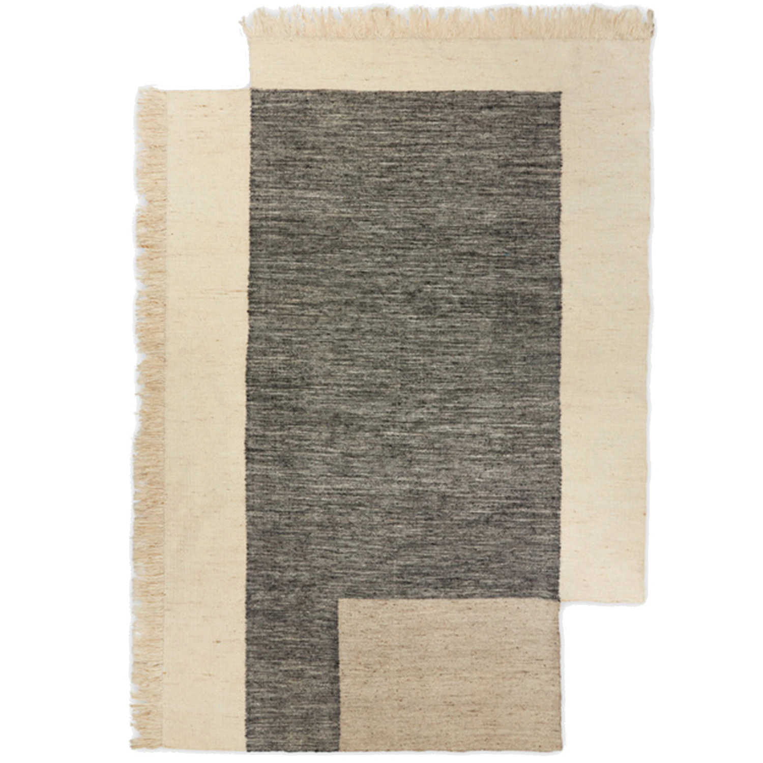 Ferm Living Counter Matta 300x200 Cm - Mönstrade mattor Ull Charcoal