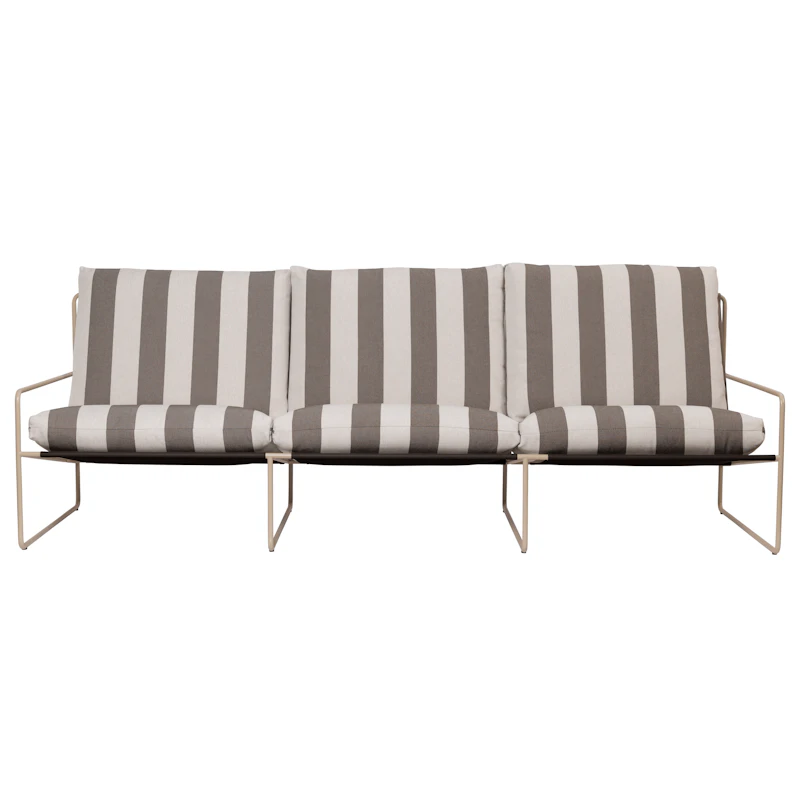 Desert 3-Sitssoffa, Kashmir / Stripe
