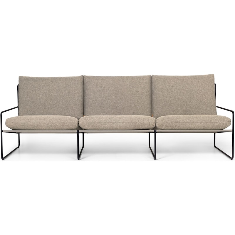 Desert Dolce Soffa Dark Sand / Svart, 3-Sits