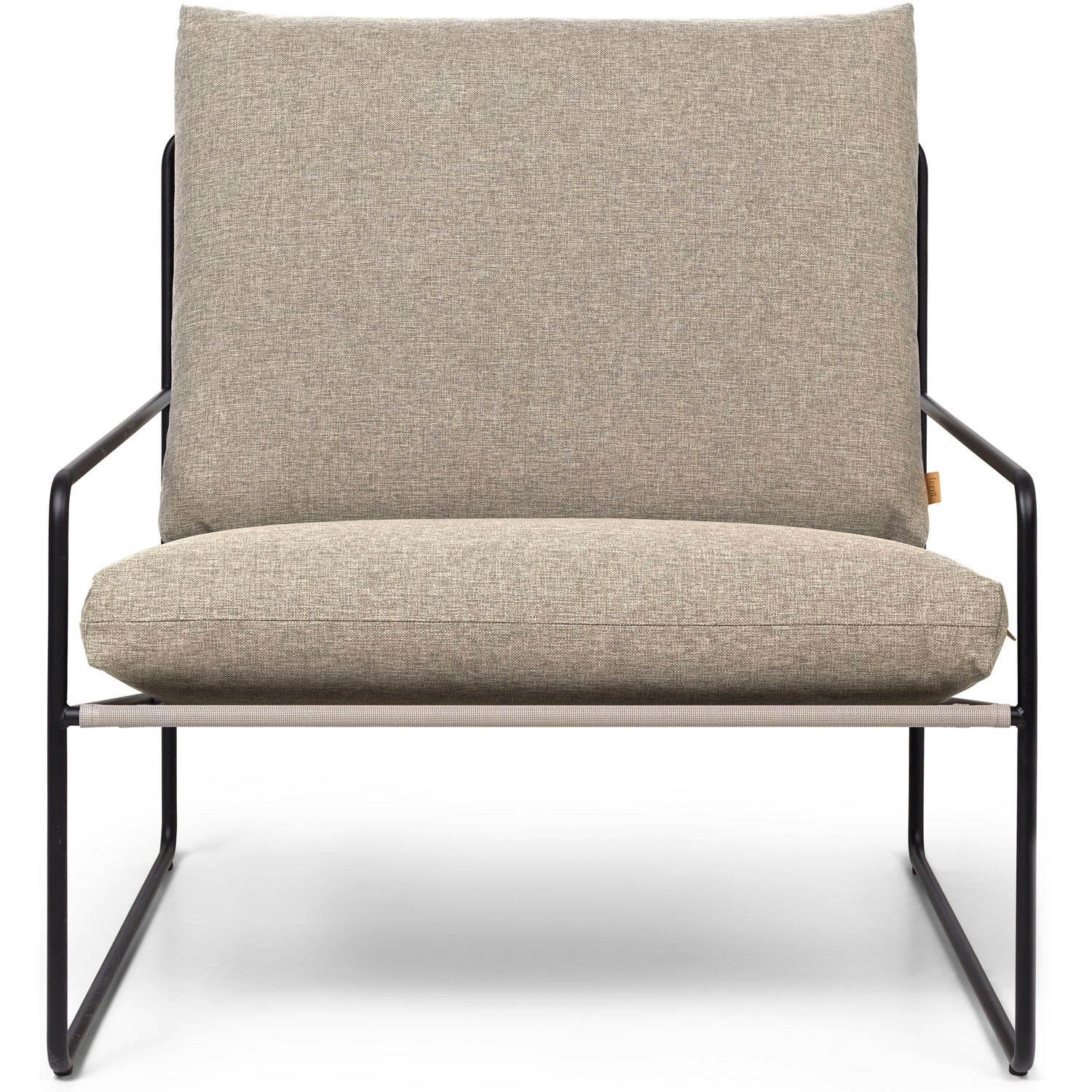ferm living desert fåtölj svart / - trädgårdsstolar stål dolce