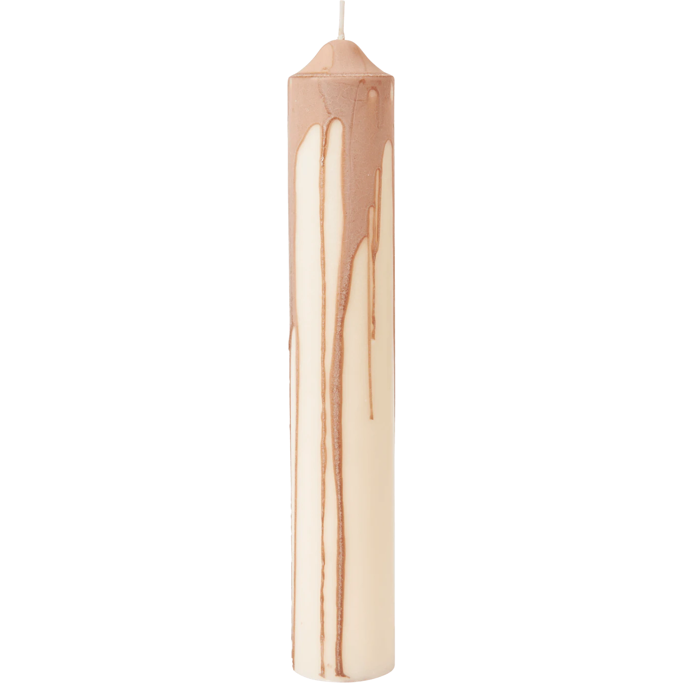 Ferm Living Dryp Blockljus 30 Cm - Ljus Stearin Beige