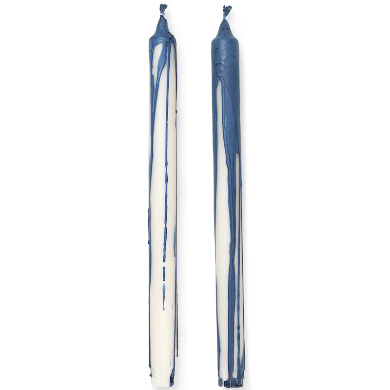 Dryp Ljus 30 cm 2-pack, Deep Blue