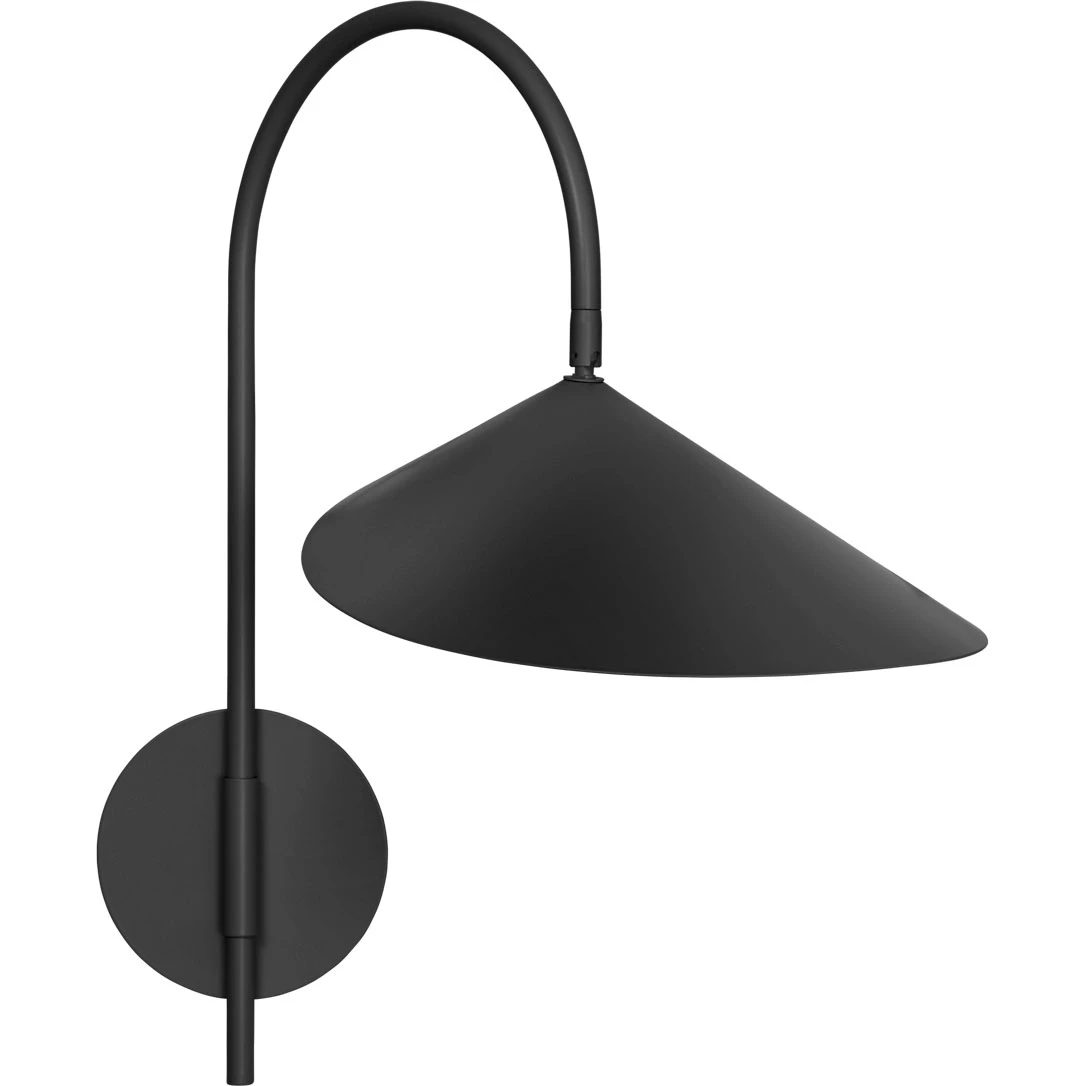Ferm Living Arum Swivel V&auml;gglampa - V&auml;gglampor J&auml;rn Svart