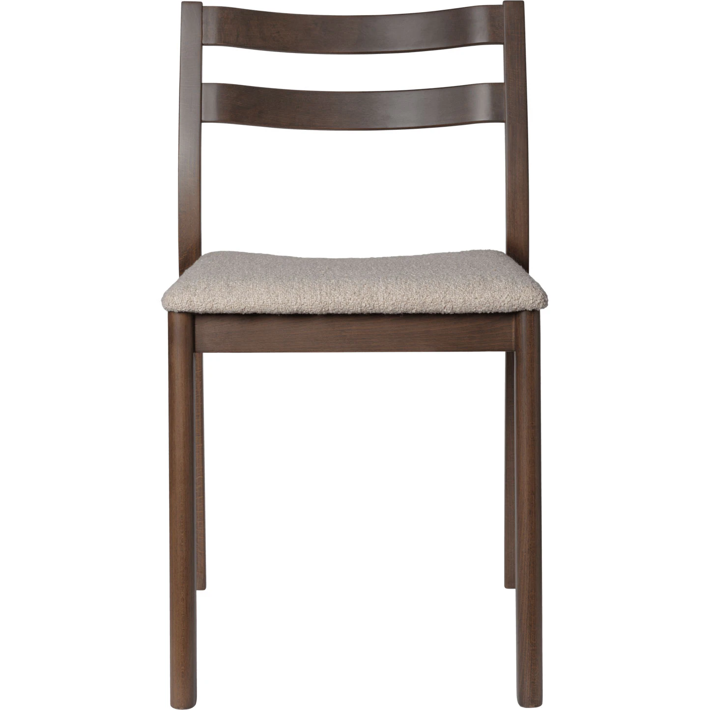 Ferm Living Boda Matstol Soft Bouclé Mörkbetsad / - Stolar Bok Natural