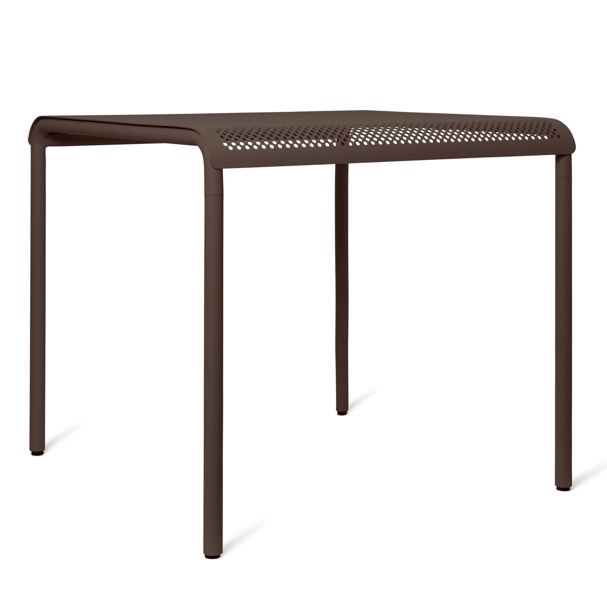 Ferm Living Dapple Bord 80x80 Cm - Sidobord & Sm&aring;bord Elektrogalvaniserat St&aring;l Dark Chocolate