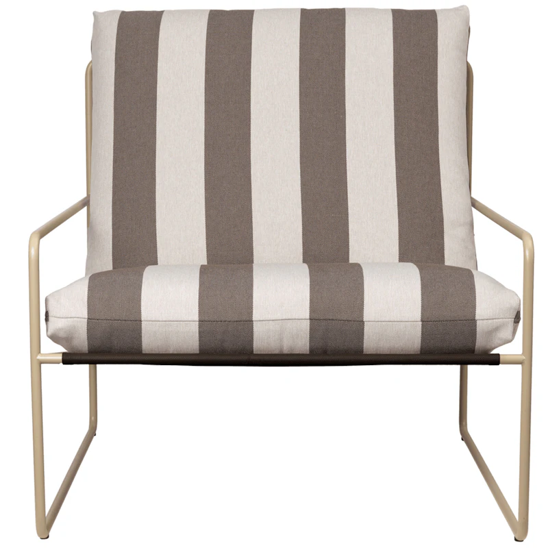 Desert Kuddfodral Striped, Chocolate