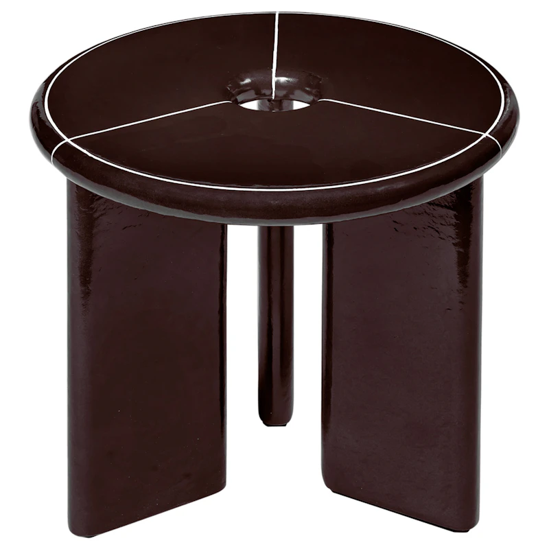 Deya Bord Ø47 cm, Kastanj