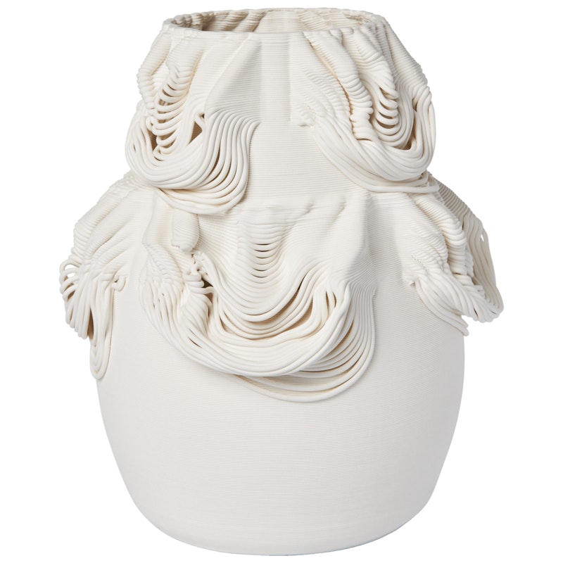 Drisca Vas 23 cm, Off-white