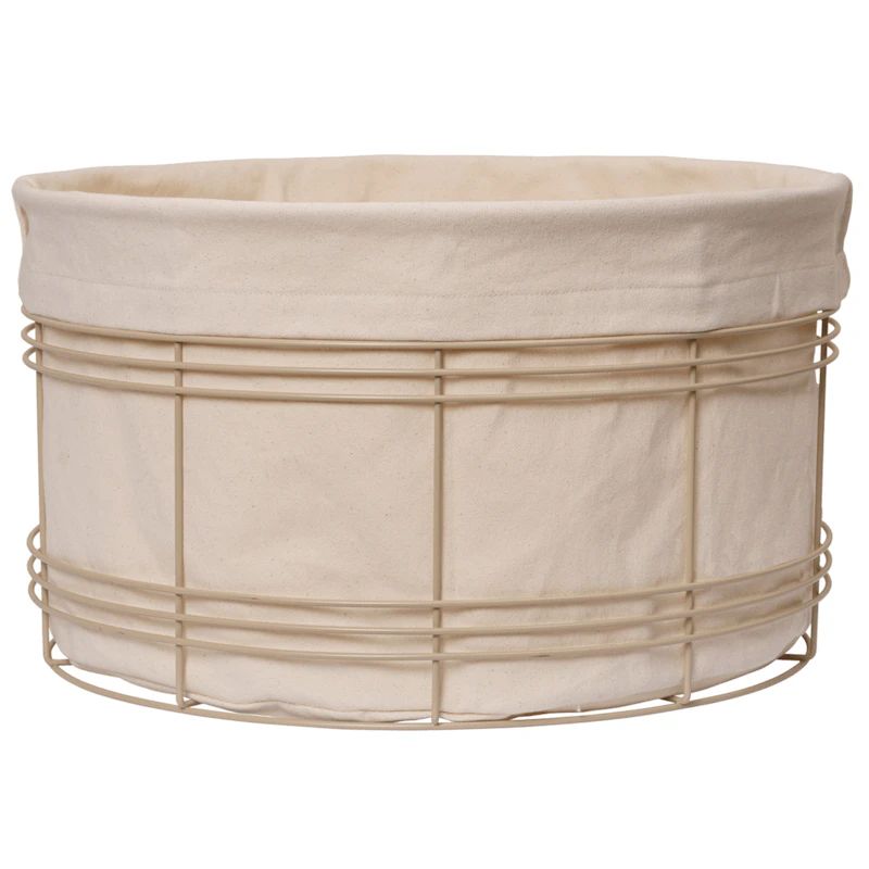 Fio Tvättkorg H30 cm, Cashmere/natural