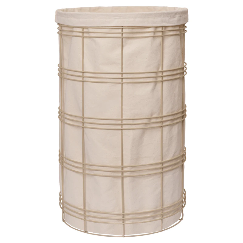 Fio Tvättkorg H70 cm, Cashmere/natural