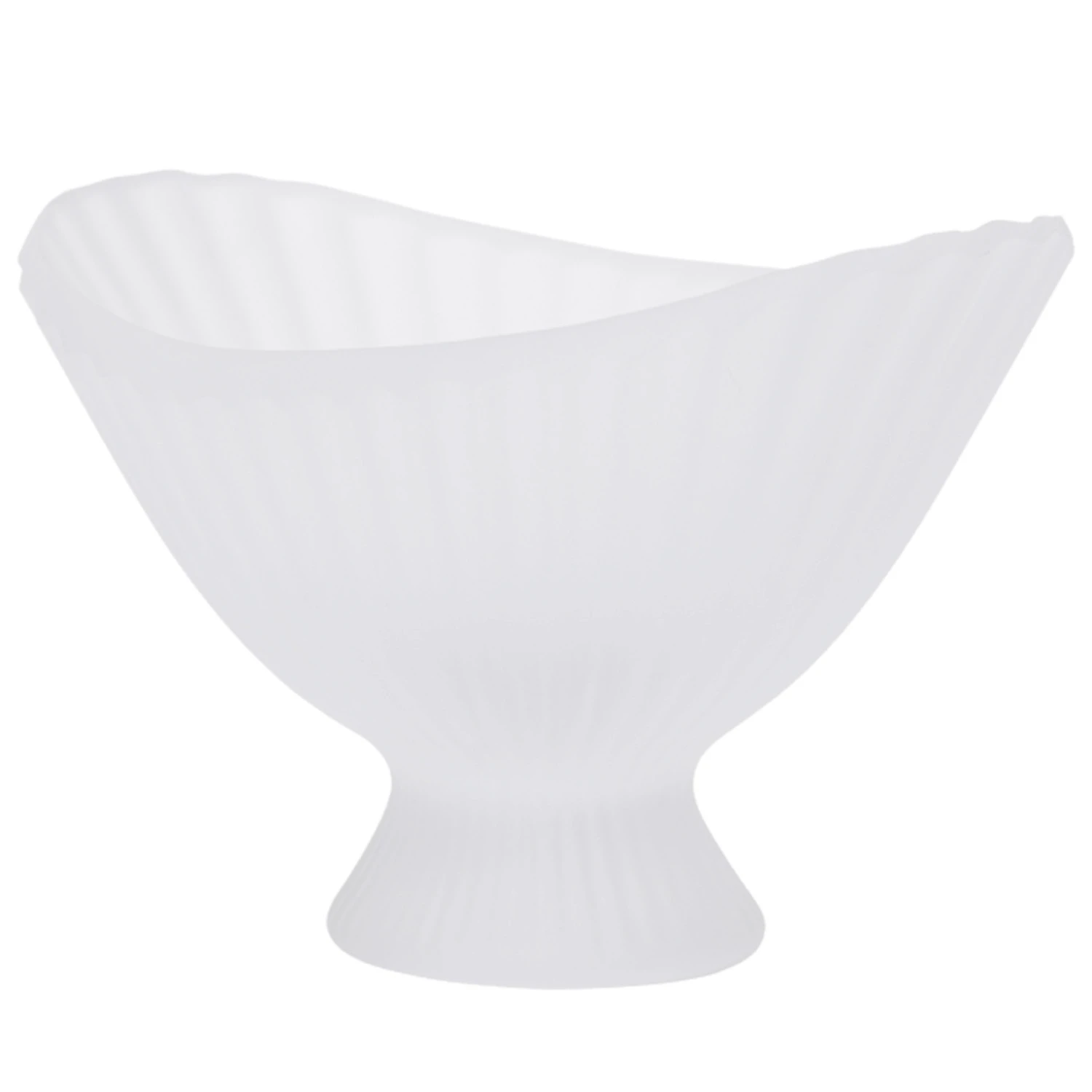 Ferm Living Fountain Sk&aring;l Frostat Glas W21 Cm - Serveringssk&aring;lar &Aring;tervunnet Glas Klar