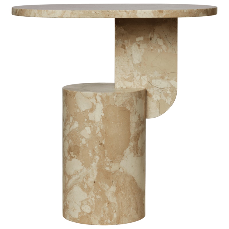 Insert Sidobord, Marmor Sand
