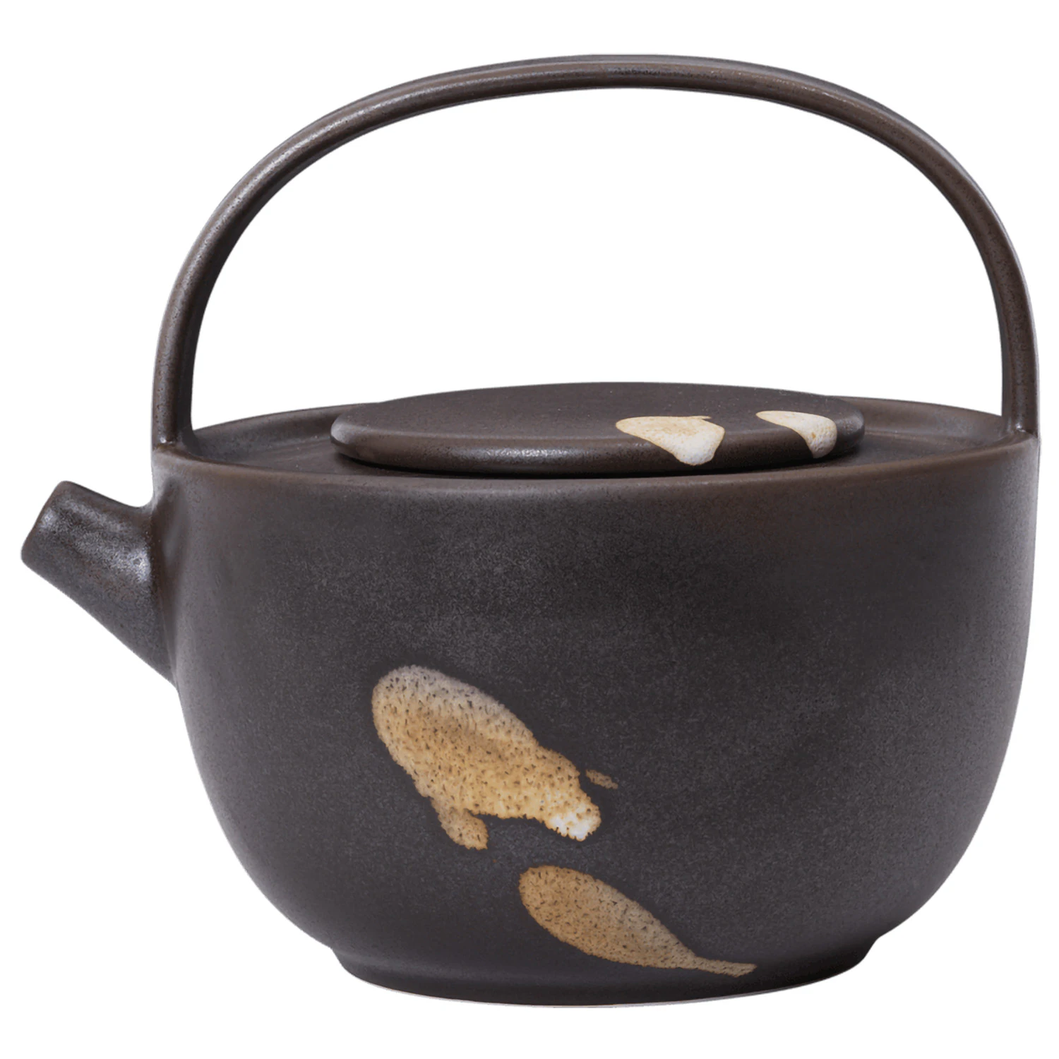 Ferm Living Koyo Tekanna - Tebryggare & Tekannor Stengods M&ouml;rkbrun