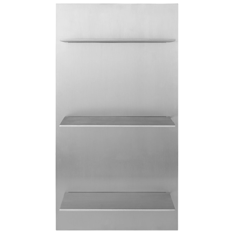 Lager Vägghylla Trippel 35x65 cm, Aluminium
