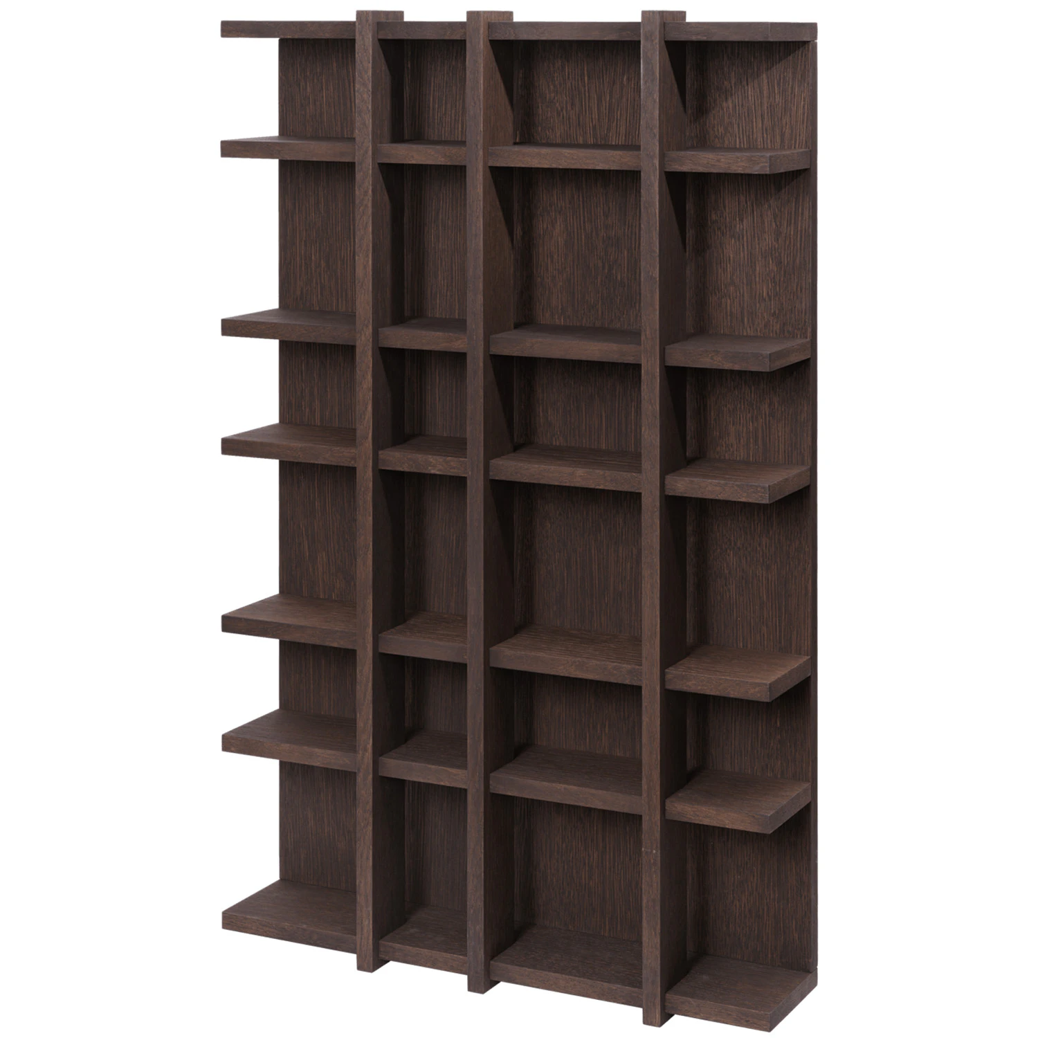 Ferm Living Tilem V&auml;gghylla 4x6 Dark Oak - V&auml;gghyllor Mdf M&ouml;rk Ek