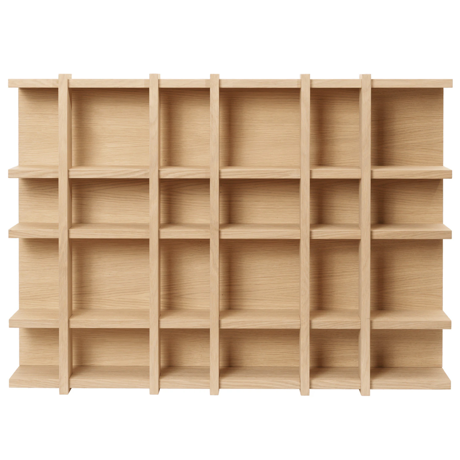 Ferm Living Tilem V&auml;gghylla 6x4 - V&auml;gghyllor Mdf Ek