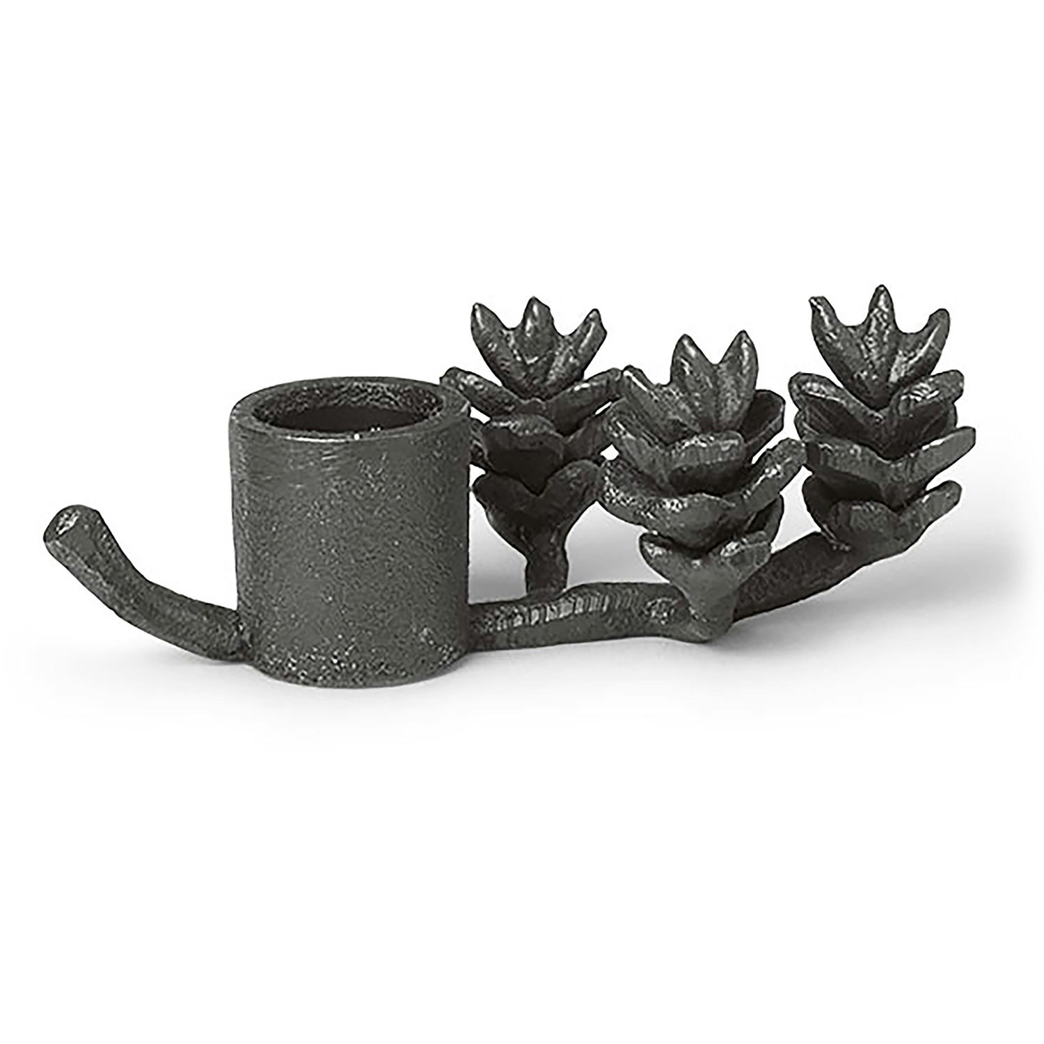 Ferm Living Forest Ljusstake 6 Cm - Ljusstakar M&auml;ssing Svart M&auml;ssing