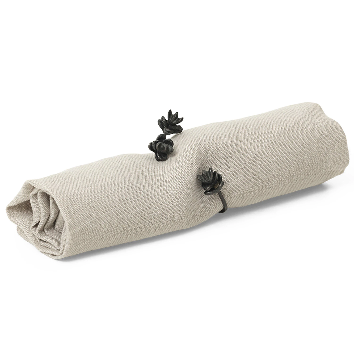 Ferm Living Forest Servettring 4-pack, svart mässing från Ferm Living, bild 3