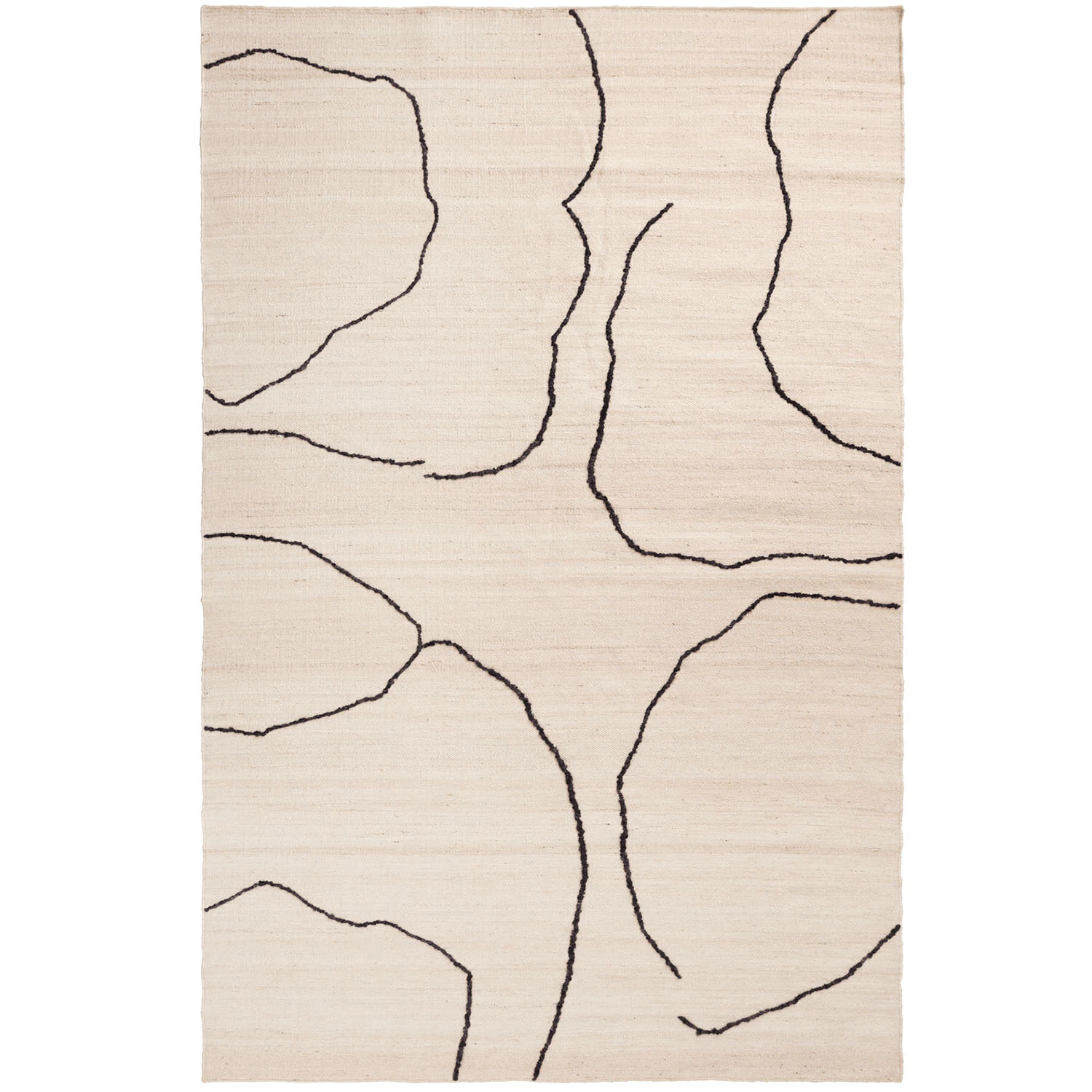 Ferm Living Gesso Matta 200x300 Cm - Mönstrade mattor Ull Off-White