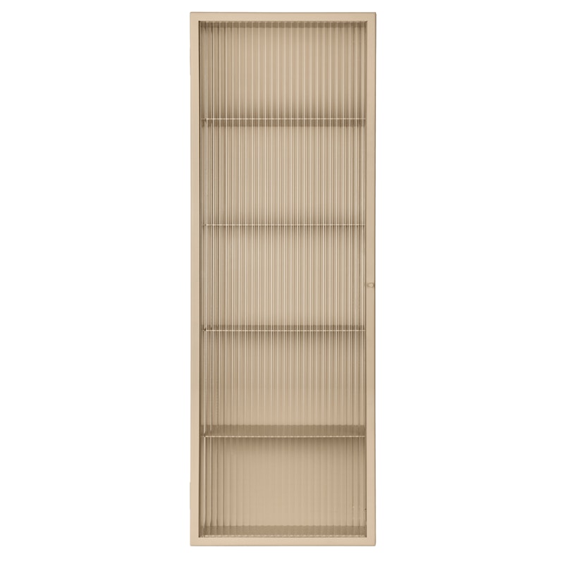 Haze Väggskåp Räfflat Glas 35x100 cm, Kashmir