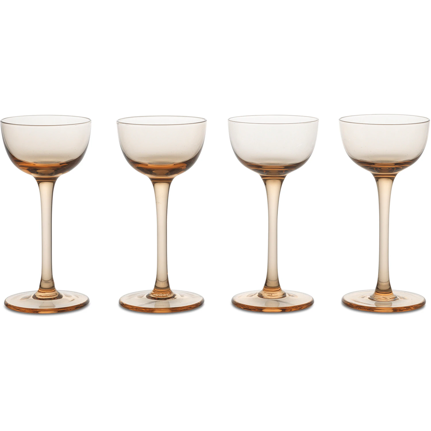 Ferm Living Host Lik&ouml;r 4-pack - Snapsglas & Avecglas Glas Blush